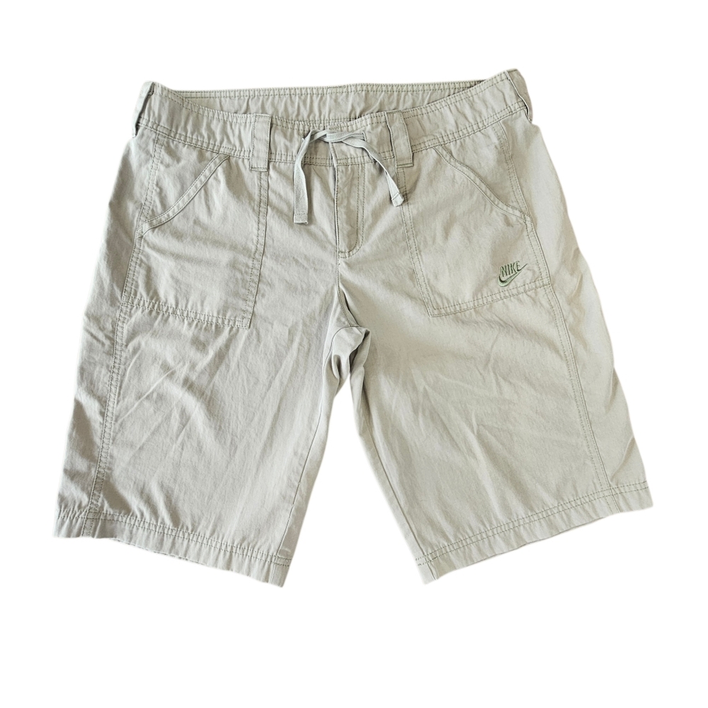 Nike Women's Khaki Lightweight Chino Athletic Shorts
